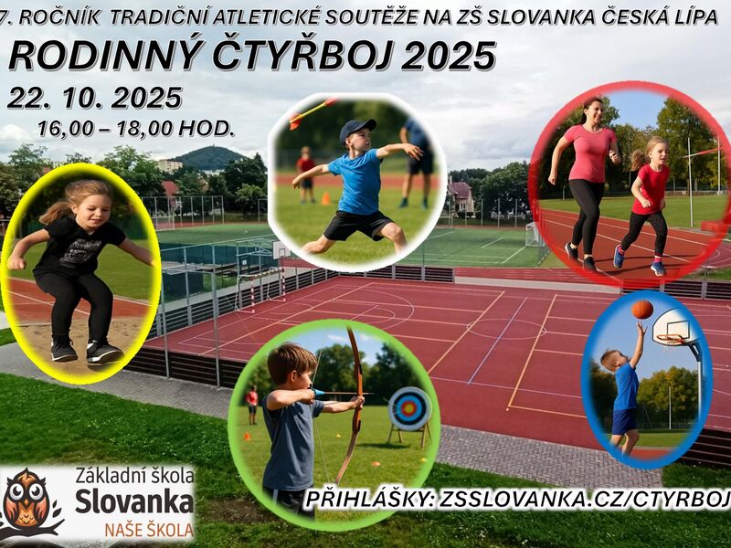 RODINNÝ ATLETICKÝ ČTYŘBOJ 2025
