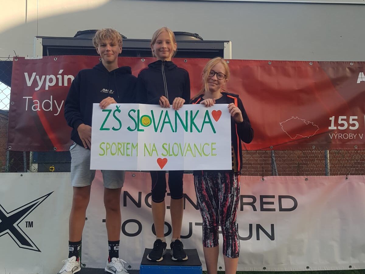 ZŠ Slovanka se blýskla na krajském přeboru v aquatlonu!