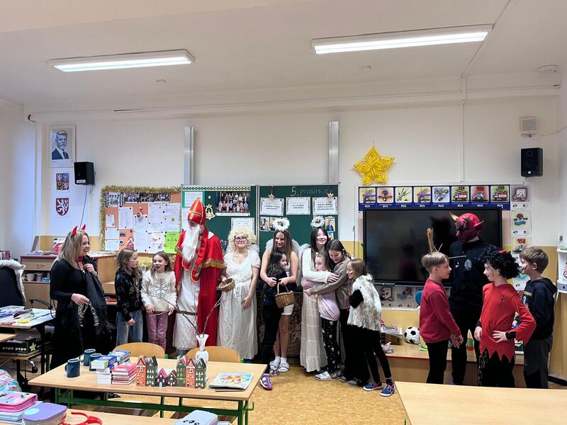 Mikulášská návštěva ve škole