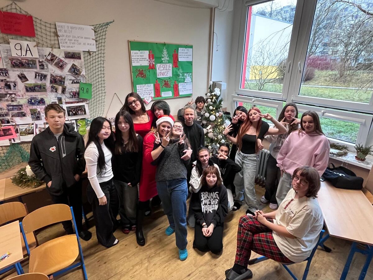 Vánoční den v 9.A