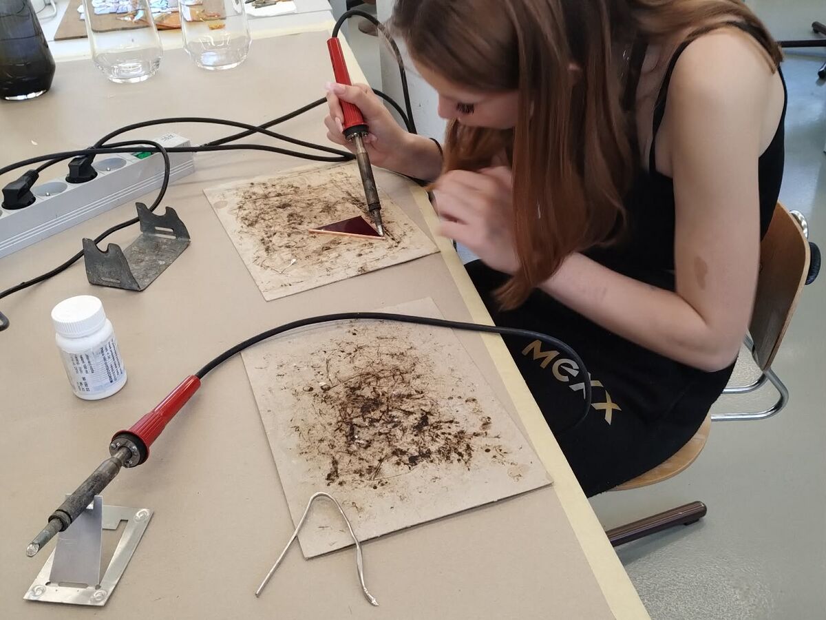 Exkurze 8.C v Kamenickém Šenově 