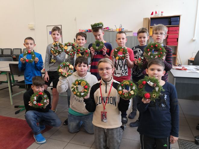 Adventní dílnička ve školním klubu