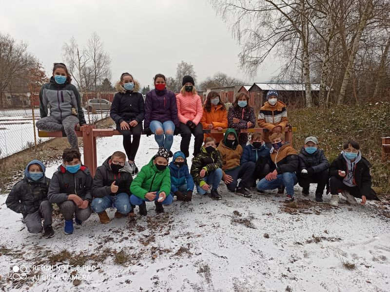 Žáci 6.C a jejich chodník slávy