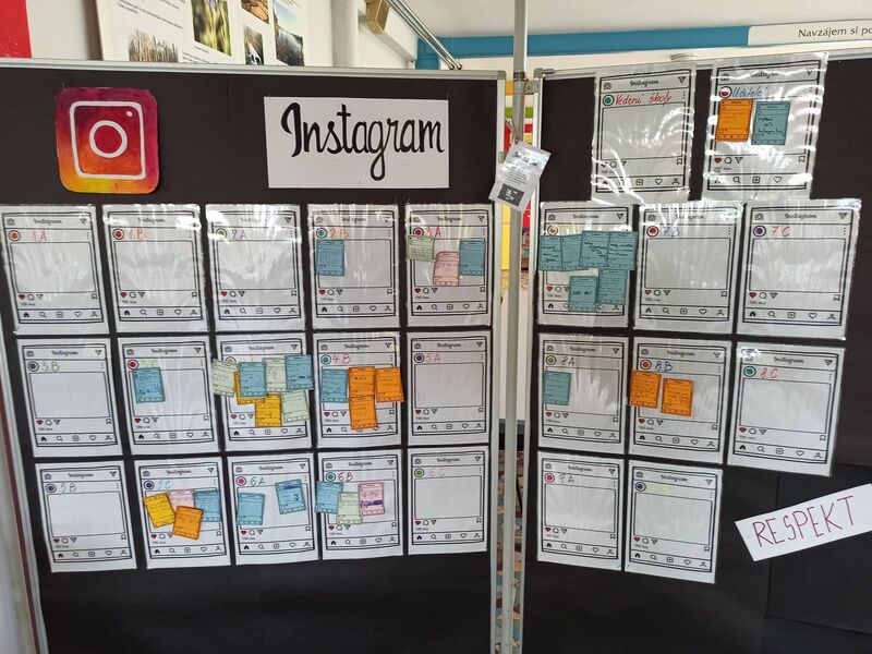 INSTAGRAM tříd na naší škole