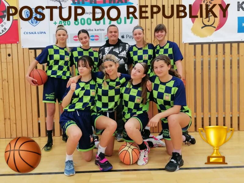 Basketbalová euforie - postup na REPUBLIKU!