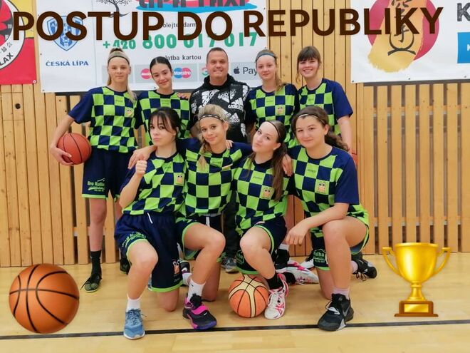 Basketbalová euforie - postup na REPUBLIKU!