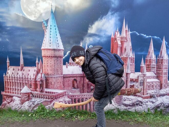 Naši čtvrťáci v Bradavicích!