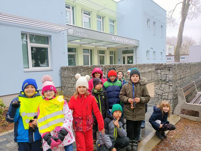 Naši třeťáci v azylovém domě Jonáš