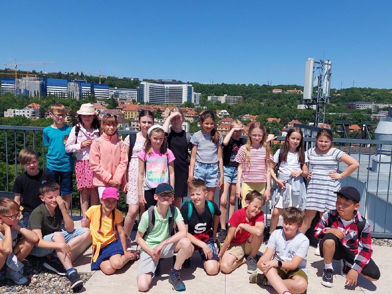 Žáci 4.A přebírali cenu v PRAZE za celoroční projekt