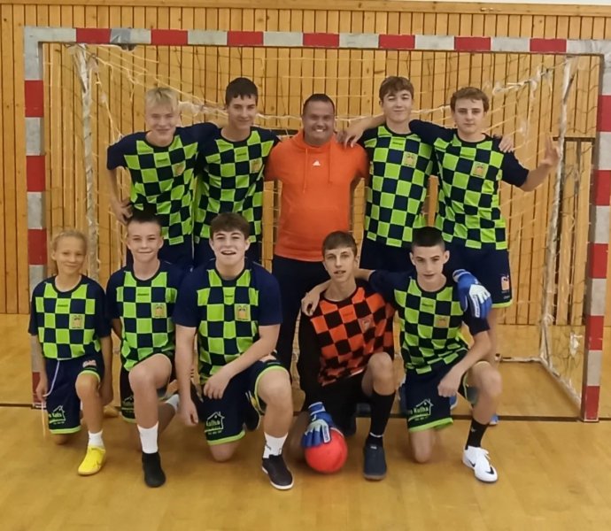 Školská futsalová liga žáků 8.-9. třídy - 1. místo a postup!!