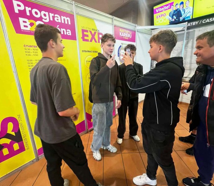 Naši žáci na veletrhu EDUCA v Liberci
